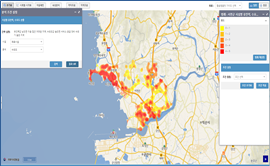 ⓒ표준분석모델 분석결과 시각화 화면/국토교통부 이미지제공