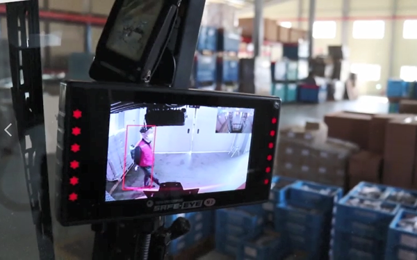 ⓒ세이프티-아이의 인체감지 기능 모습/ 중대재해 예방 솔루션 전문기업 (주)에고테크 이미지 제공