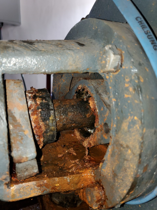 ⓒ펌프축 부식/소방청자료제공