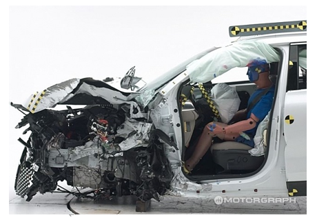 ⓒ자료 출처: 자동차 층돌테스트 장면, Motorgraph 잡지에서 인용