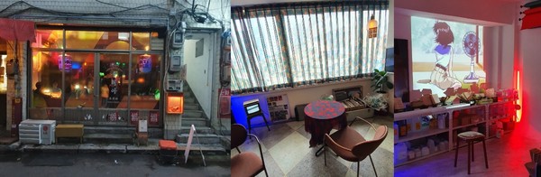 힙지로의 MZ세대를 겨냥한 레트로 카페, 식당들