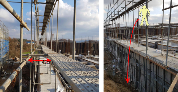 ⓒ재해 상황도/ 2019년 건설업중대재해 사례 및 예방대책, 충남본부 자료