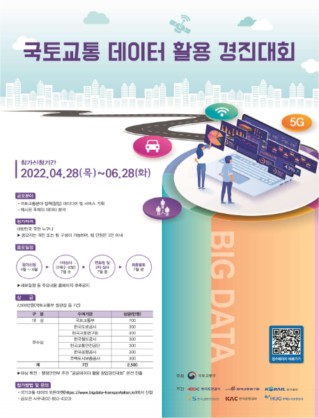 ⓒ국토교통 데이터 활용 경진대회 포스터/출처-국토교통부
