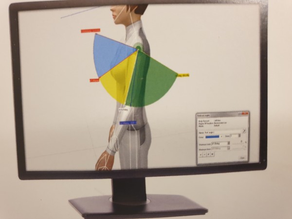 ⓒ다쏘시스템은 3차원 공간상 인체공학모델을 적용하여 작업환경에 대한 분석을 진행하는 프로그램을 개발해 선보였다/출처-다쏘시스템 