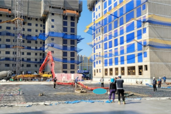 ⓒ광주 아파트 신축공사장 사고 현장/ 출처-독자 제공