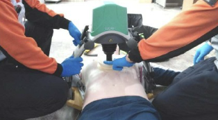 ⓒ기계식 가슴 압박 장치(출처:소방청)