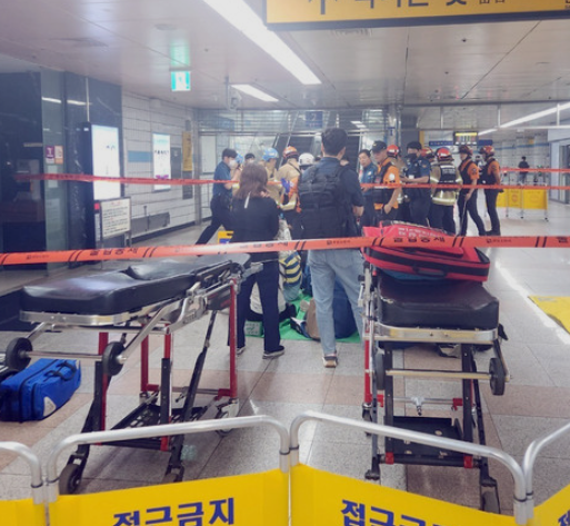 ⓒ경기소방재난본부에서 제공한 사고 당시 CCTV 영상 일부