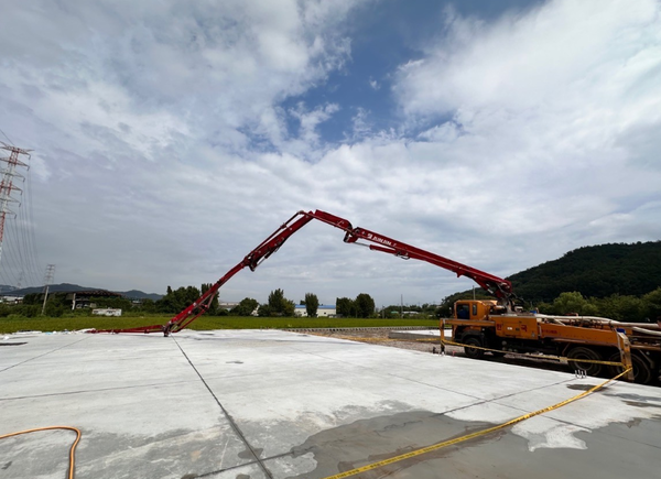 ⓒ출처-건설안전정보 공유 밴드 '안전의 힘' 게시글에 공유된 사고현장 모습