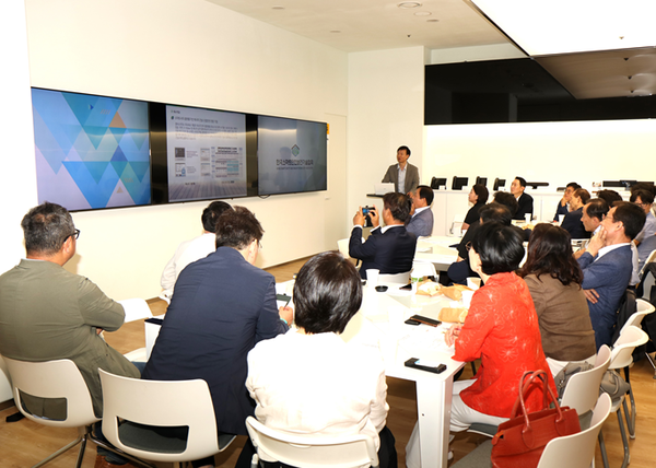 ⓒ한국스마트안전보건기술협회 회원사 대표 간담회 모습