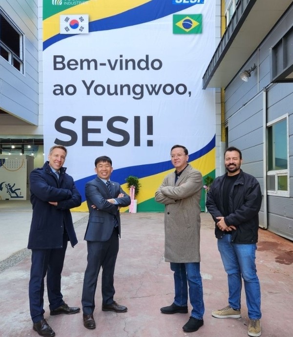 ⓒ지난 4일 브라질 SESI(Social Service of Industry) 관계자들이 자국에서 진행중인 'Sesi Experience'라는 프로젝트 추진을 위해 (주)영우산업을 방문했다/사진- 세이프티퍼스트닷뉴스