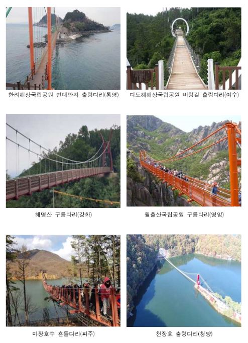 ⓒ 출렁다시 설치 예시 - 출처 : 국토교통부 