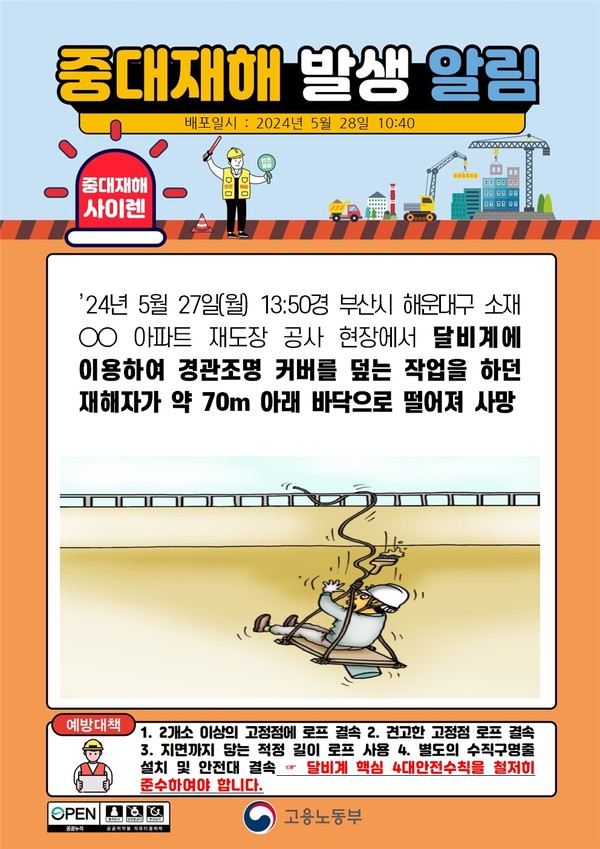 ⓒ고용노동부-중대재해사이렌