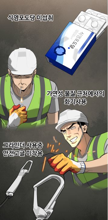 ⓒ 대상작 ‘100점의 사나이’ - 출처 : 안전보건공단