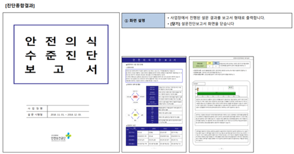 보고서 예시 - 안전보건공단 제공