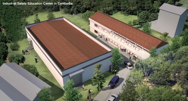 ⓒ 캄보디아 산업안전보건교육센터 전경 - 출처 : 안전보건공단