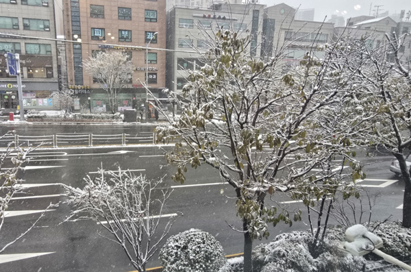 ⓒ지난 28일 폭설이 내리던 당시 동작구 풍경/사진- 세이프티퍼스트닷뉴스