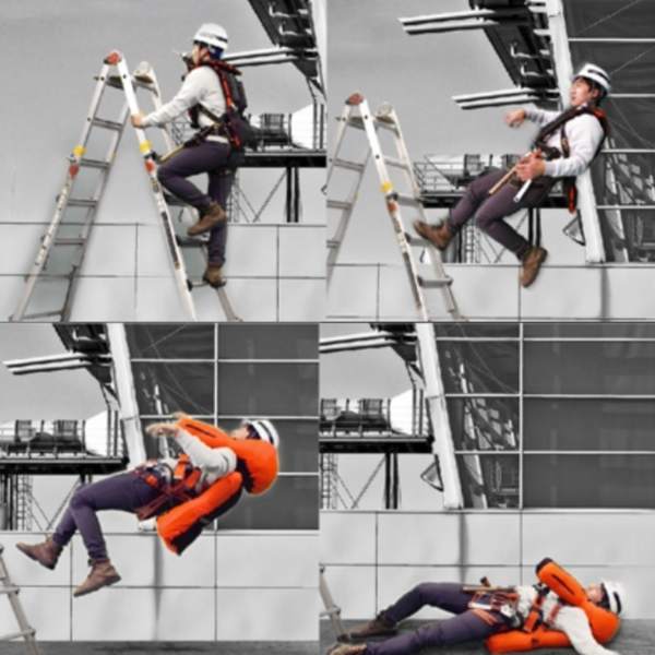 ⓒ세이프웨어가 개발한 산업용 스마트 웨어러블 에어백 C1.5