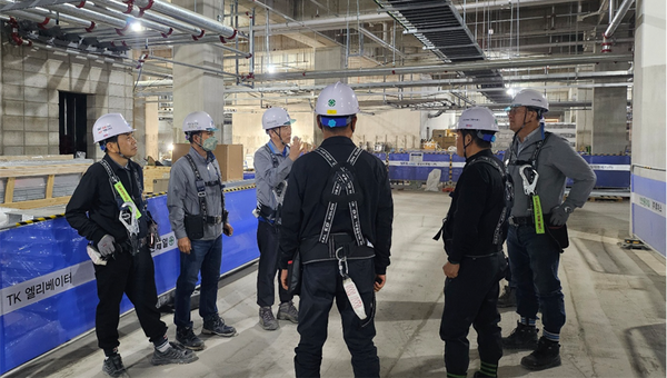                               그림_ 건설현장 안전보건관리 조정업무를 위한 점검활동