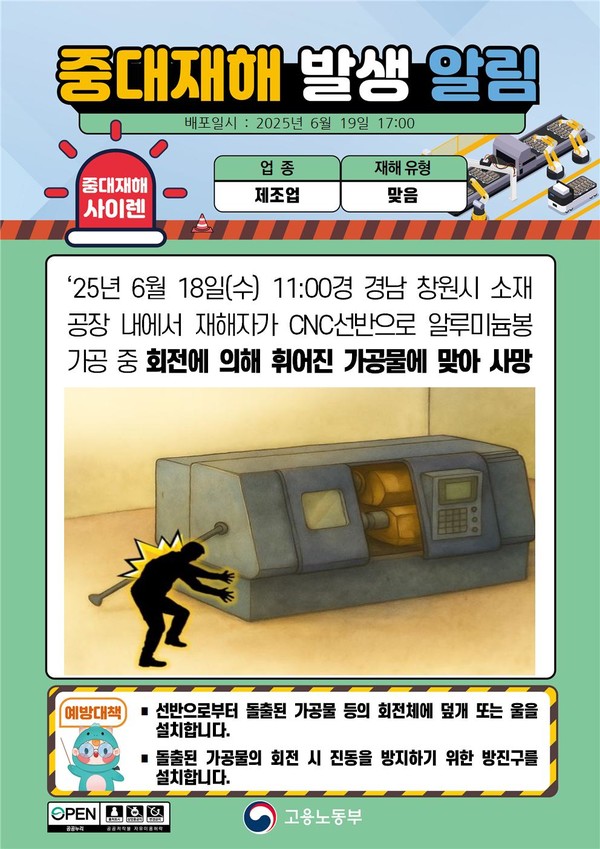 ⓒ중대재해사이렌/출처-고용노동부