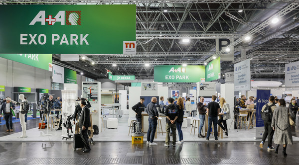 ⓒA+A 전시회 현장 속 EXO PARK – 근로자의 안전과 효율을 높이는 차세대 엑소스켈레톤 기술을 직접 만날 수 있다/사진- 한국대표부 라인메쎄