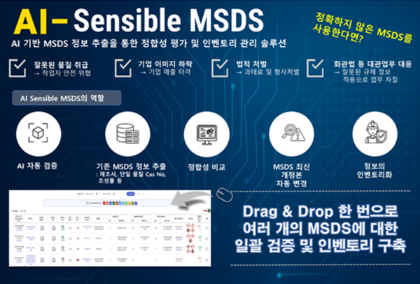 ⓒ한국산업보건학회 하계학술대회 책자에 실린 켐토피아 제품 브로셔 /이미지- 켐토피아 제공