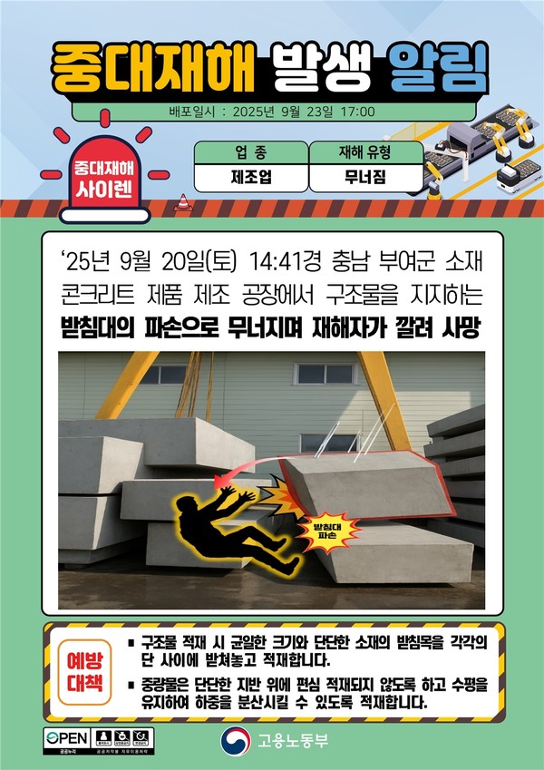 ⓒ출처-고용노동부/중대재해사이렌