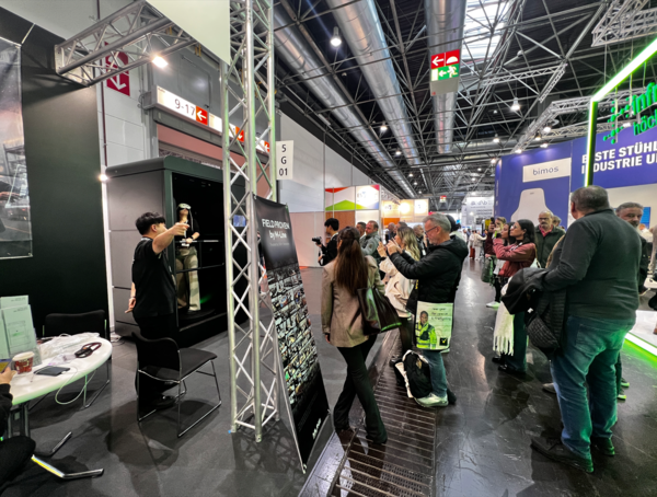 ⓒ‘A+A 2025’ 박람회에 참가한 엠라인스튜디오 부스 현장 모습/사진- 엠라인스튜디오 제공