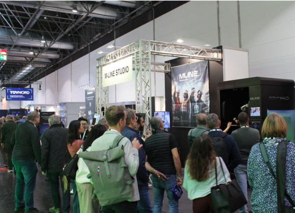 ⓒ‘A+A 2025’ 박람회에 참가한 엠라인스튜디오 부스 현장 모습/사진- 엠라인스튜디오 제공